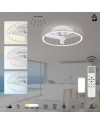 NATURE * VENTILADOR PLAFÓN LED BLANCO CON MANDO
